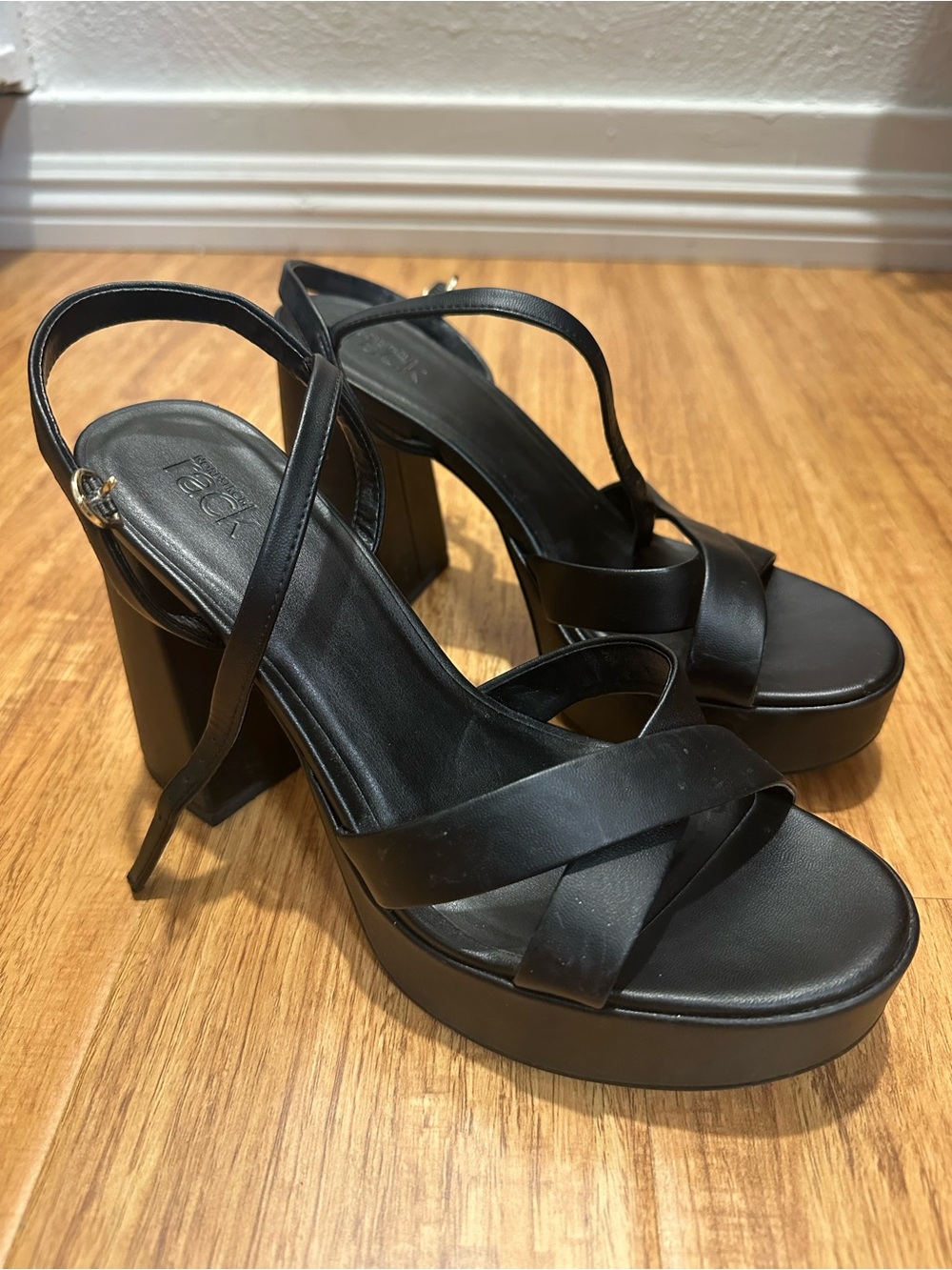 Platform Block Heel Sandals
